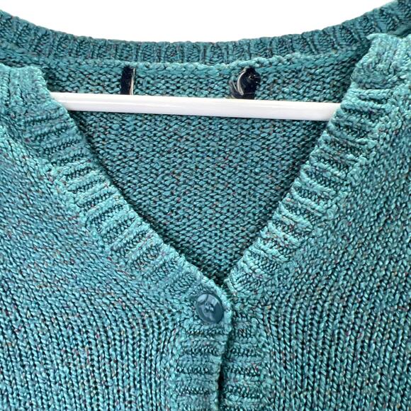 Cozy Soft Plus Size Split Hem Sweater in Teal - No Tags - Measurements Included - Picture 4 of 10